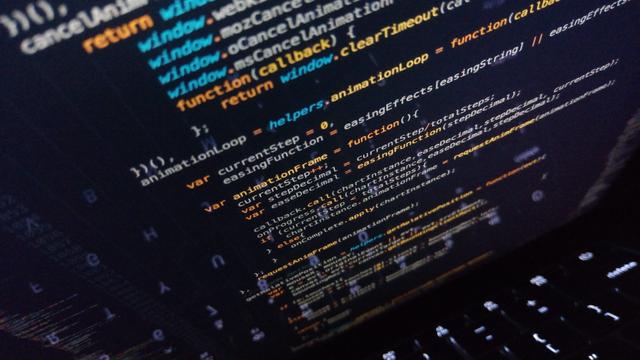 image of a programming code